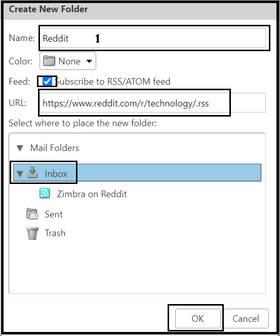 Read reddit at work from your Zimbra webmail